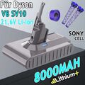8000mAh 21,6 V Li-Ion Akku für Dyson V8 SV10 Absolute Animal Fluffy Staubsauger