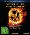 JENNIFER/HUTCHERSON,JOSH LAWRENCE - TRIBUTE VON PANEM/GESAMTEDT.  4 BLU-RAY NEU