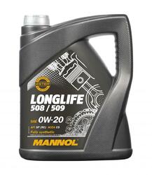 5L MANNOL LONGLIFE 508 509 SAE 0W 20 Motoröl API SP (RC) ACEA C5, VW 508.00, VW