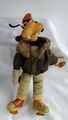 Walt Disney Super Goofy Figur Fliegerjacke Airforce  Ca 70 Jahre