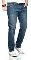 Stylische Herren Designer Jeans Hose Basic Jeanshose Regular Washed gerades Bein