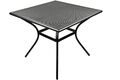 KYNAST Streckmetall Gartentisch 90x90 cm anthrazit Bistrotisch Tisch Metalltisch