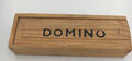 DOMINO- Steine, alt, Vintage, 28 Stück in einer Holzkiste