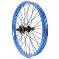 BMX Hinterrad 20 Zoll blau 36 Loch 14mm KHE 7005 Alu eloxiert 16 Zähne Ritzel