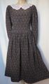 Laura Ashley Cordkleid 38 40 paisley lila Samt Cord vintage Kord Spitzenkragen