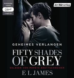 Fifty Shades of Grey 01Geheimes Verlangen / 2 MP3-CDs E. L. James - Hörbuch