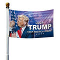 2024 Trump Flag Never Surrender Trump Mug Shot Flag 90*150cm Outdoor Decoration