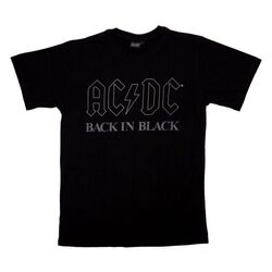 AC/DC Herren T-Shirt BACK IN BLACK Kult