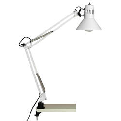 LED Hobby Schreib Tisch Klemm Lese Lampe Leuchte flexibel weiß grau rot schwarz