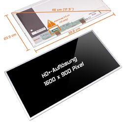 17,3" LED Display glossy passend für HP Compaq Pavilion 17-G152NG WSXGA 1600x900