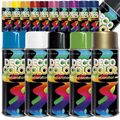 Deco Color Lackspray nach RAL Sprühfarbe Sprühlack Spraydose Lack Farbe 400ml 