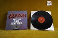 Saxon - Denim And Leather 1981 Heavy Metal Hard Rock Schallplatte Vinyl LP