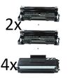 2 Drum + 4 XXL Toner kompatibel für Brother MFC-8520DN / MFC-8710DW MFC-8810DW