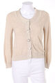 H&M Strickjacke Cardigan Baumwolle D 34 beige