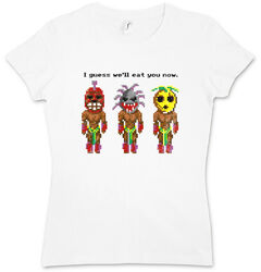 THE SECRET CANNIBALS DAMEN T-SHIRT Monkey Game I guess eat you now Island of