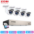 ZOSI FHD 1080P Überwachungskamera Set Außen 8CH H.265+ DVR 1TB IR Kamera Wie Neu