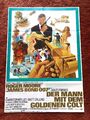 Der Mann mit dem goldenen Colt Kinoplakat Poster A1, James Bond 007, Roger Moore