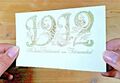 Historische Glückwunschkarte 1912, Neujahr, frankiert, 5 Pfennig Deutsches Reich