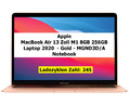 Apple MacBook Air 13 Zoll - M1 8GB 256GB Laptop 2020 MAC MGND3D/A Notebook