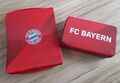 2er Set FC Bayern München Klappkissen Sitzkissen  Stadionkissen Rot FCB wie NEU