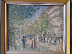 Gemälde Reproduktion Renoir   "the boulevards of Paris"