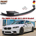 Carbon Optik Frontspoiler Spoiler Lippe Für BMW 5ER F10 M5 12-2017 MP Style ABS