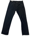 Herren Levis Premium Stretch Jeans LOT 502 in Schwarz Gr.W 33 /L 30