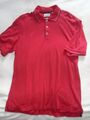 ASHWORTH EZ-TECH Herren Golf Polo-Shirt Logo, Rot, Größe XL