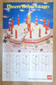 Lego Geburtstagskalender - Kalender - 80er Jahre Vintage (84x54 cm)