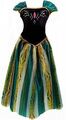 Eiskönigin Anna Kostüm Kleid Damen Fasching Karneval Prinzessin Frozen S M L XL