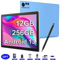 Tablet 12GB+256GB Android 13 Gaming Tablet PC 10,1Zoll 8000mAh Dual SIM WiFi Pad