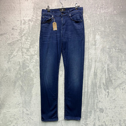 7 For All Mankind Jeans 30x32 Skinny Fit dunkelblau Wash Stretch Denim