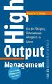 High Output Management ~ Andrew S. Grove ~  9783800660452