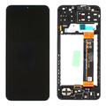 Original Samsung Galaxy A13 2022 A135F LCD Display Touch Screen Rahmen Schwarz