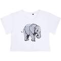 'Baby Elefant' Damen-Tops aus Baumwolle kurz (CO035003)