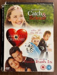 Catch and Release + Life Less Ordinary + Fools Rush In DVD Romcom Film Box Set