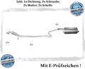 Auspuffanlage für Ford Fiesta V 1.3 Bj.11.01-11.05 Auspuff Dichtung Schelle