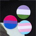 1x LGBTQ + Pride Flagge Kühlschrank Magnet Schwule Lesben Bi Genderqueer - 37 mm/1,5 Zoll