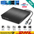 Externe DVD Laufwerk USB 3.0 Brenner Slim CD DVD-RW Brenner Reader für PC Laptop