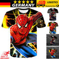 Spiderman T-Shirts Kinder Jungen Mädchen Sommershirt Kurzarmshirt Tops Oberteil