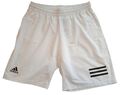 Adidas Club 3-Streifen Tennisshorts elastische Taille Herren weiß/schwarz L NEU UVP40