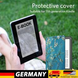 E-Book-Reader-Hülle aus PU-Leder für den brandneuen Amazon Kindle 2022 (Apricot 