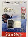 SanDisk 32GB Extreme Micro SDHC UHS-1 Karte mit Adapter 100MB/s