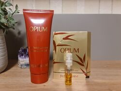 Luxusproben Yves Saint Laurent Opium Shower Gel & Parfum Probe set