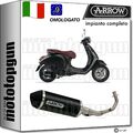 ARROW SCARICO COMPLETO HOM-NOCAT URBAN NERO PIAGGIO VESPA PRIMAVERA 150 2015 15