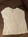 Tom Tailor Shirt Bluse Hemdbluse Weiß Ohne Arm Damen Gr. XXL