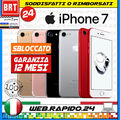 Apple IPHONE 7 32GB Ios Schwarz Aufbereitet Super Garantie Italien 12 Monaten