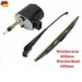 Scheibenwischermotor 12V 105°Arm Blatt Wischermotor universal Traktor Boot/