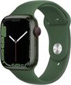 Apple Watch Series 7 45 mm Aluminiumgehäuse grün am Sportarmband klee [Wi-Fi + C