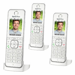 3x AVM FRITZ!Fon C6 IP DECT-Komforttelefon Smart Home FritzBox AnrufbeantworterTop Angebot von deltatecc